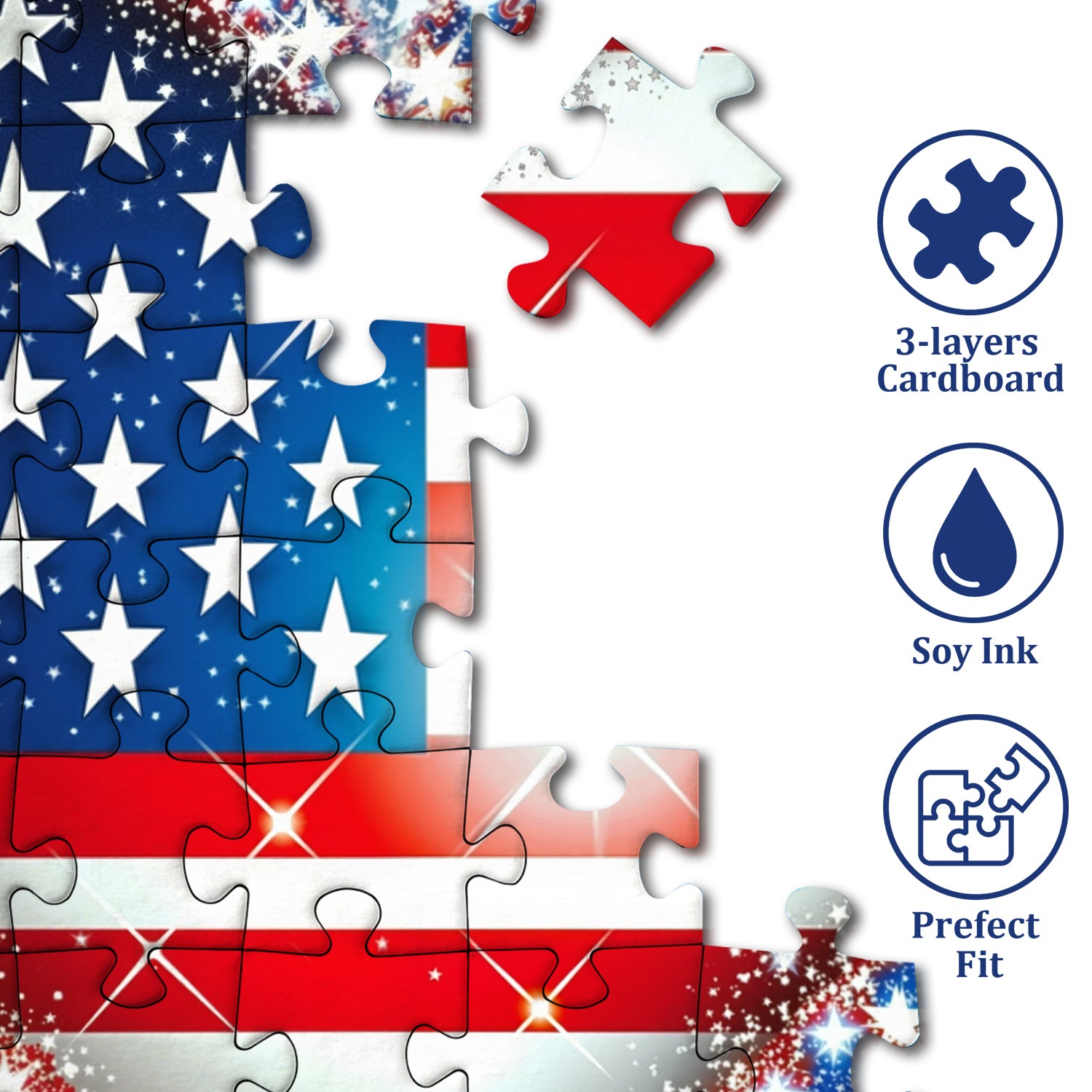 Patriot Heart Jigsaw Puzzle 1000 Pieces