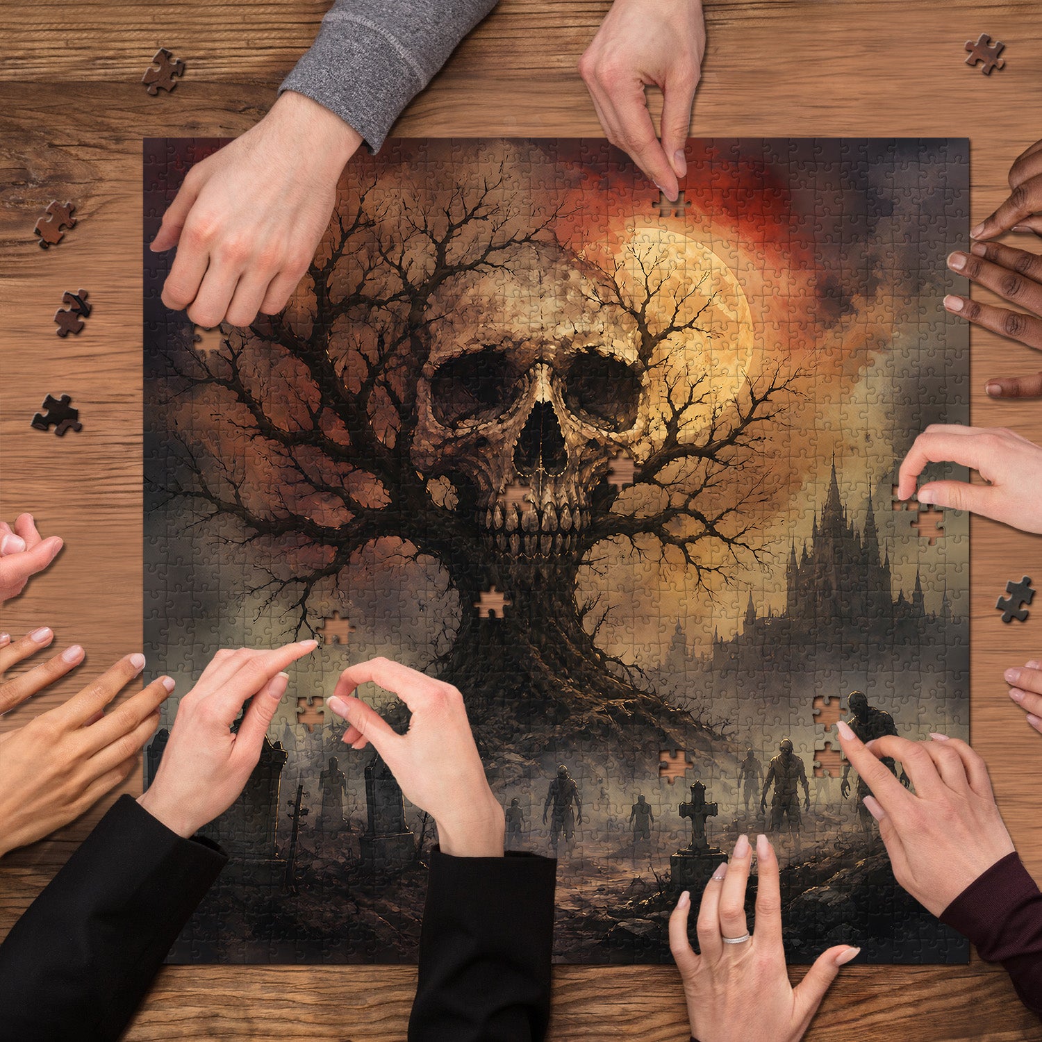 Puzzle Teschio Albero delle Anime 1000 pezzi