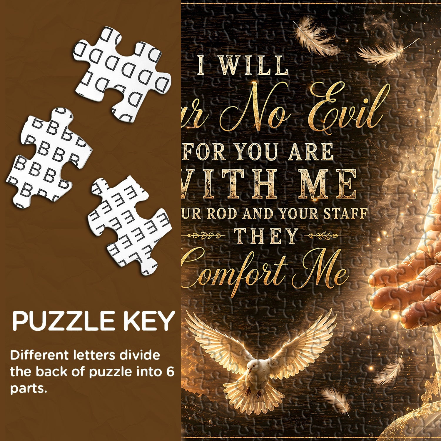 Sacred Sunset Cross Jigsaw Puzzle 1000 Pieces