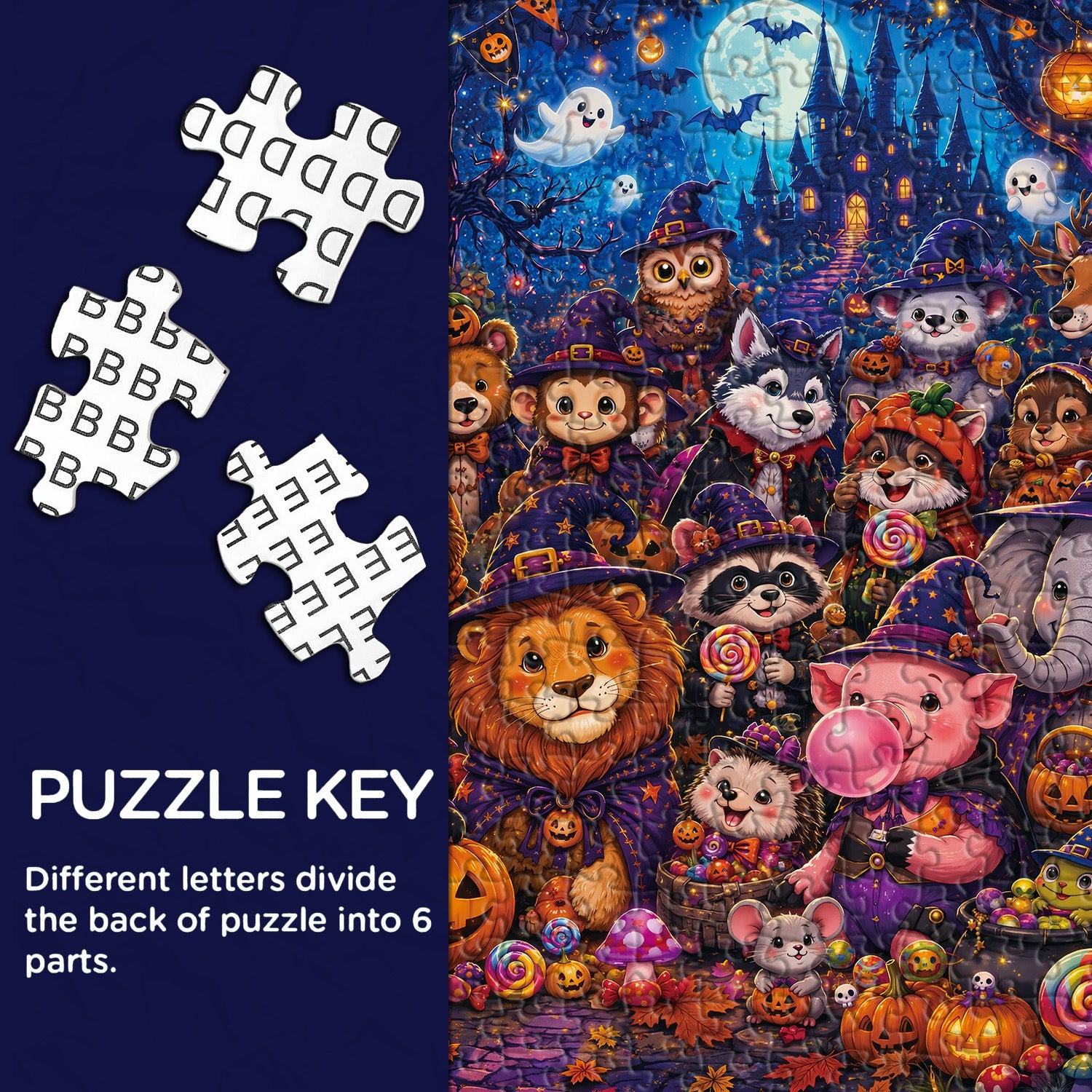 Animal Carnival Night Jigsaw Puzzle 1000 Pieces