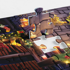 Yuletid Gleam Advent Calendar Jigsaw Puzzle 1000 Stücke