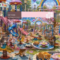 Katzenpark-Puzzle 1000 Teile