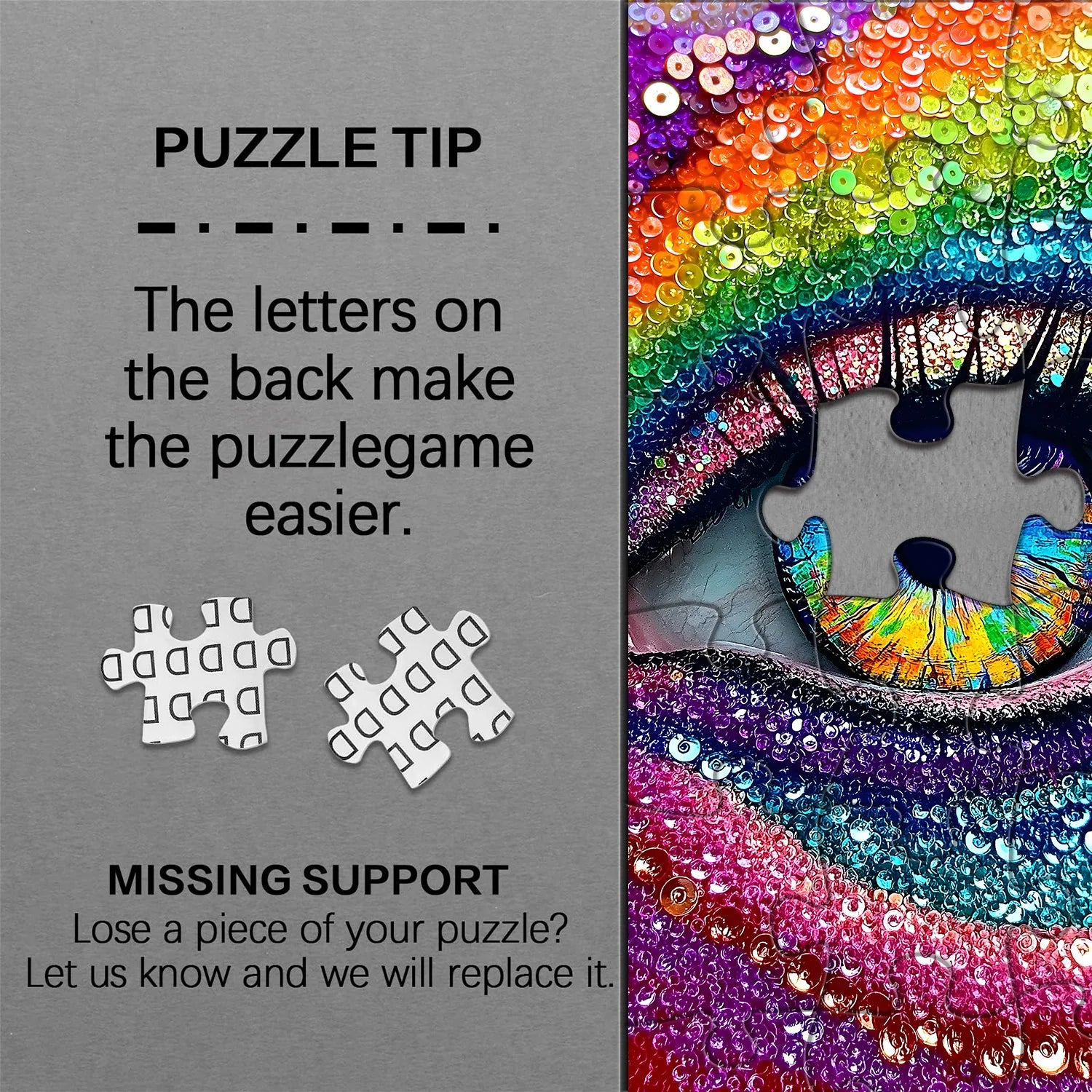 Rainbow Eye Jigsaw Puzzle 1000 Pieces