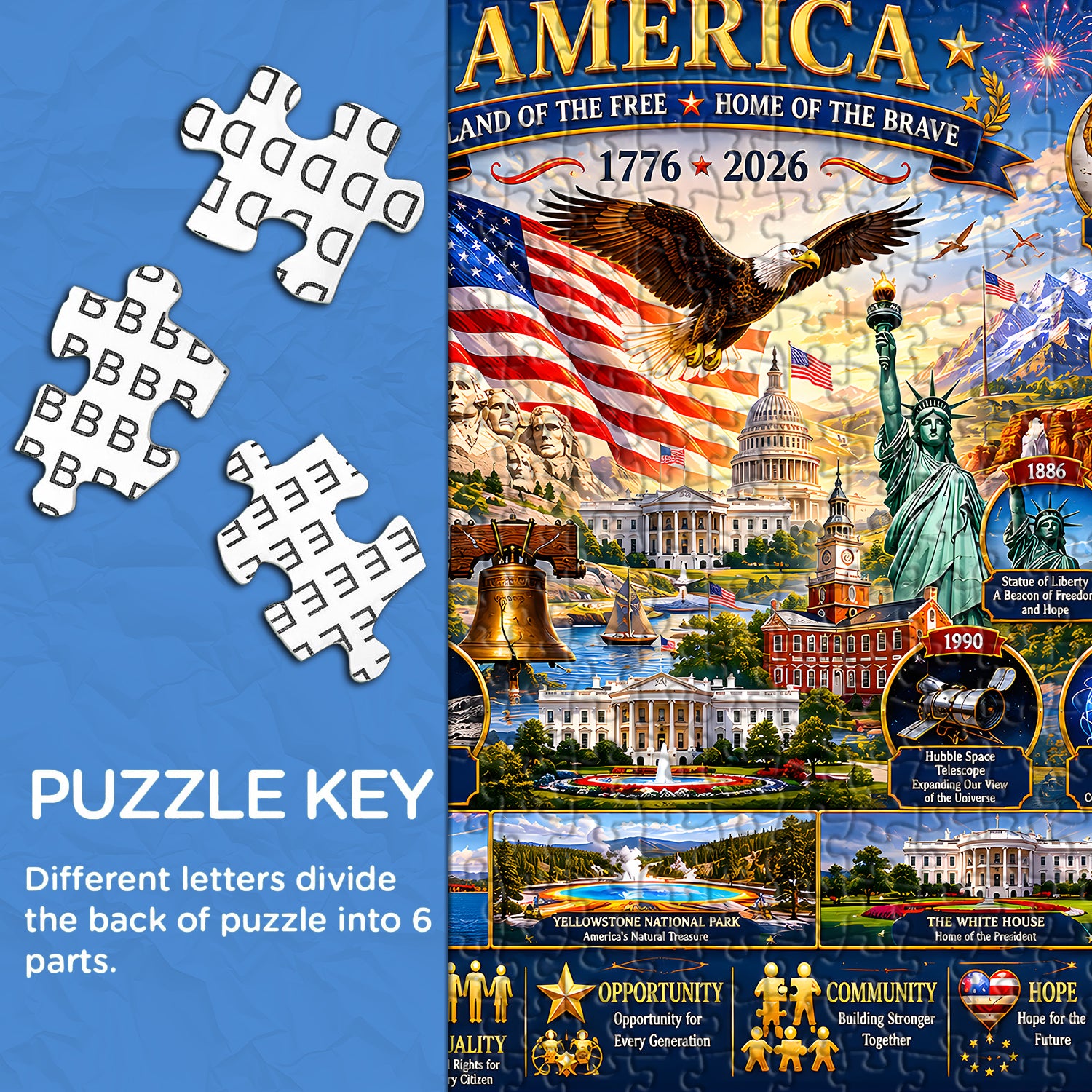 American Glory Puzzle 1000 Teile