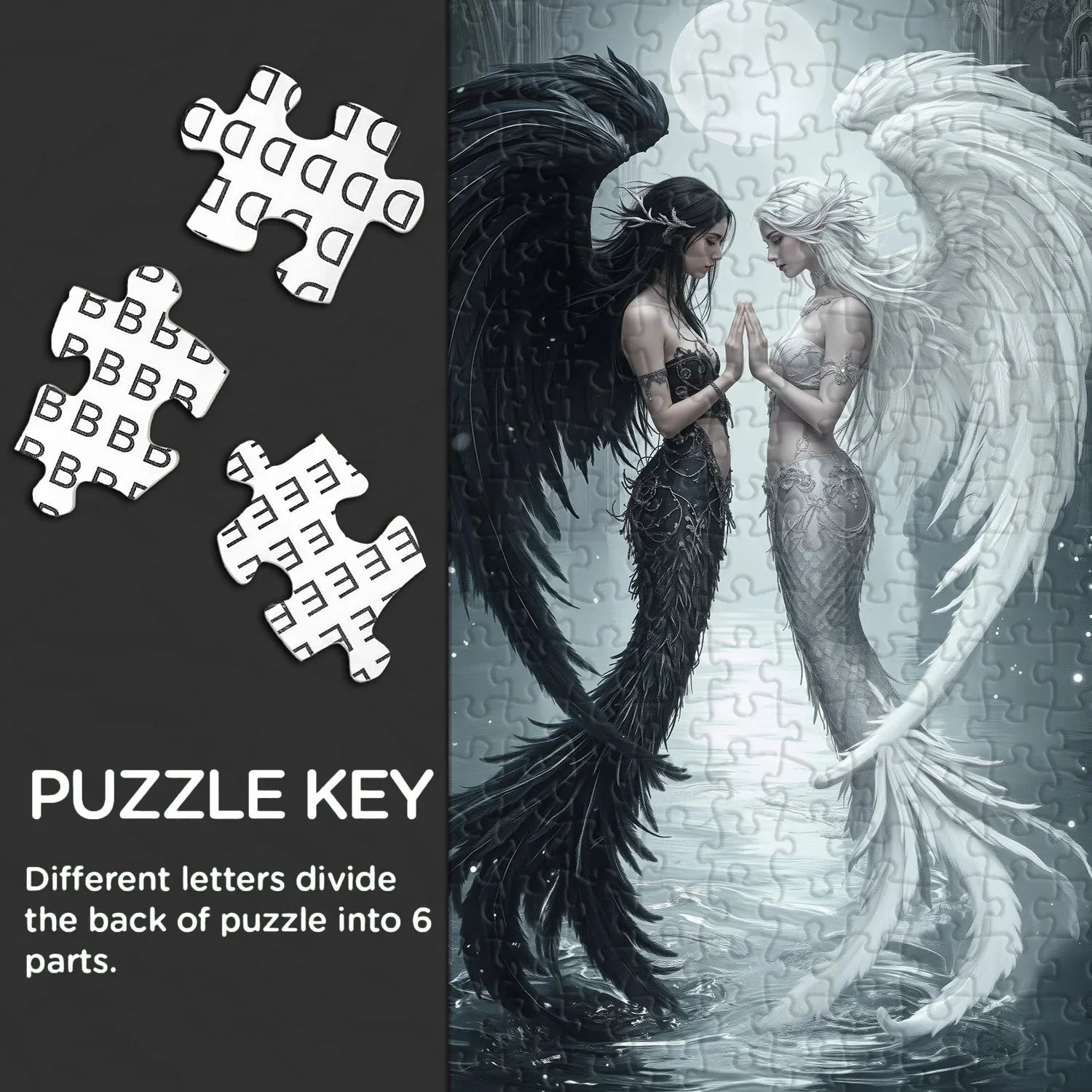 Moonlit Duality Jigsaw Puzzle 1000 Pieces
