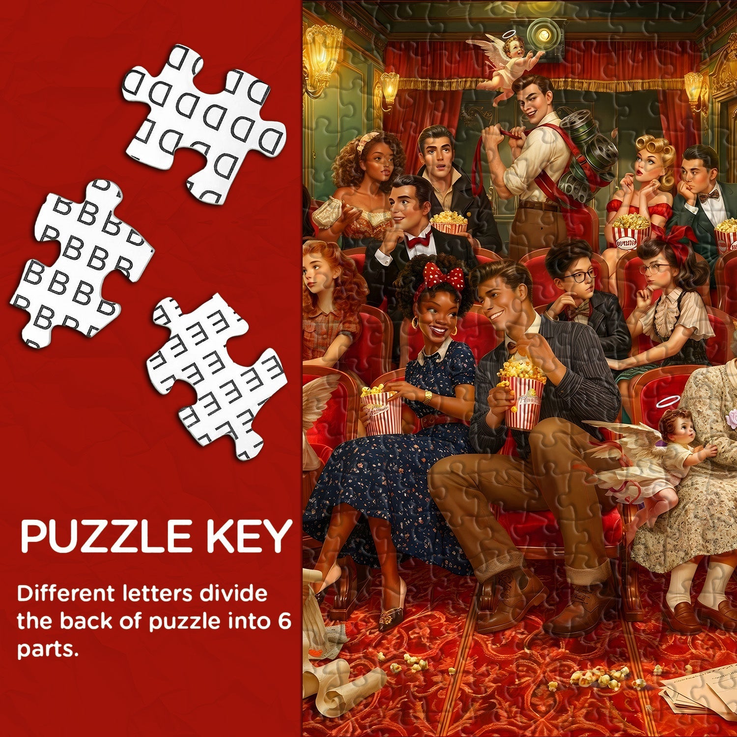 Vintage Cinema Joy Jigsaw Puzzle 1000 Pieces