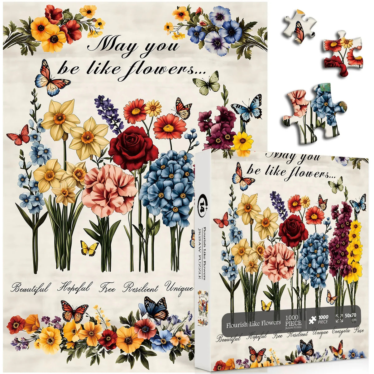 Prosperare come fiori puzzle puzzle 1000 pezzi