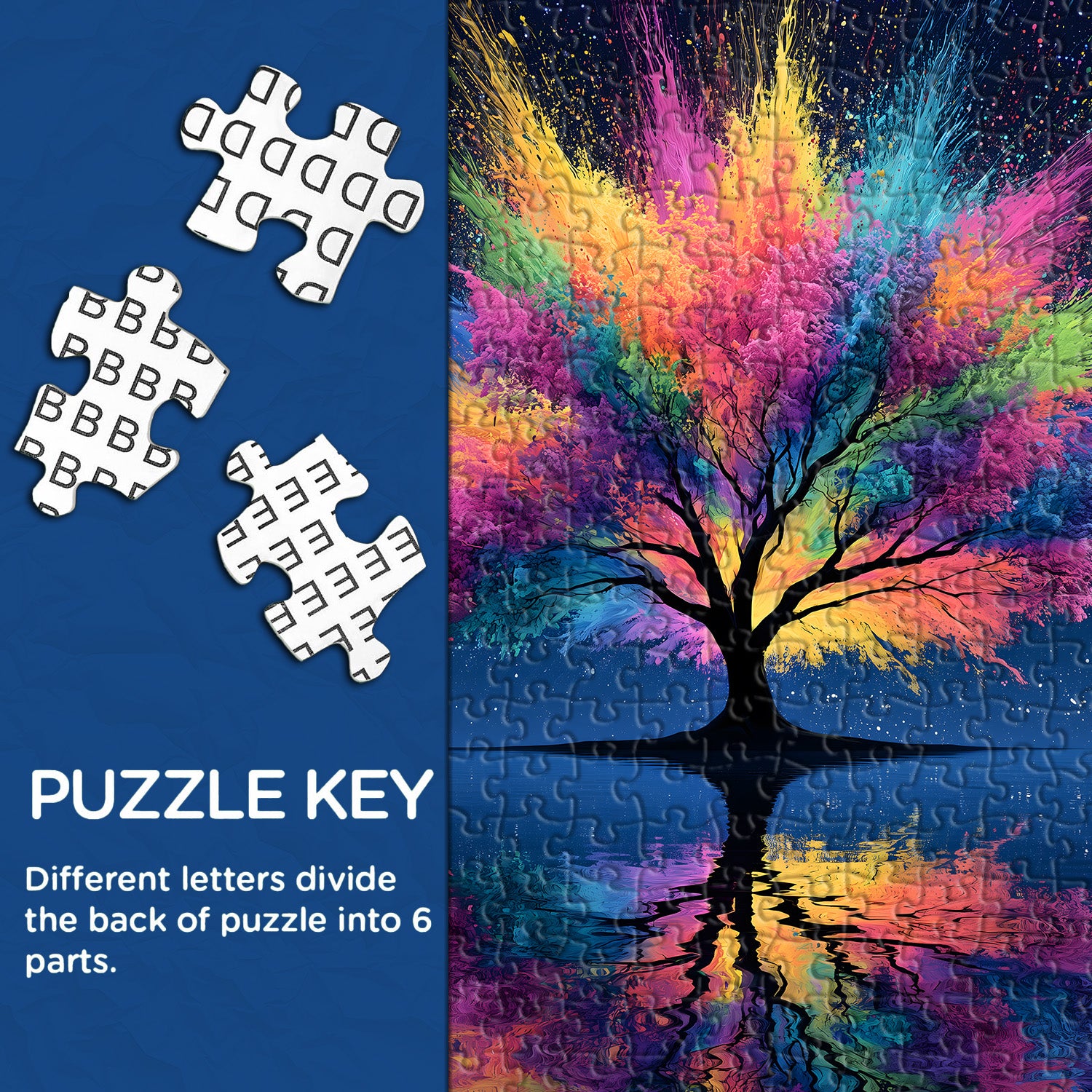 Vibrant Life Tree Jigsaw Puzzle 1000 Pieces