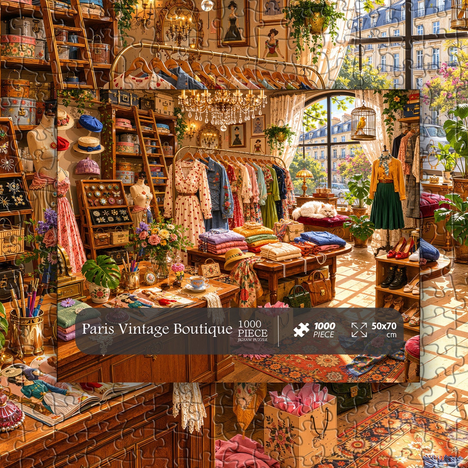 Paris Vintage Boutique Jigsaw Puzzle 1000 Pieces