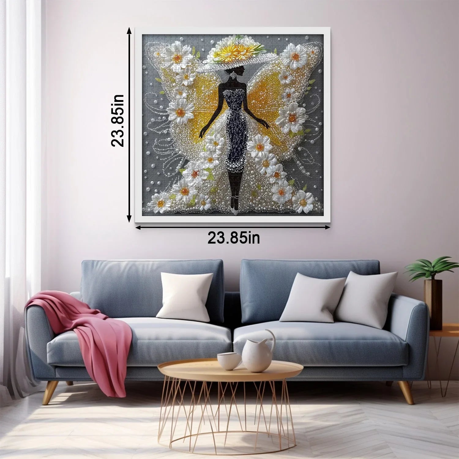 Butterfly Lady Jigsaw Puzzle 1000 Pieces