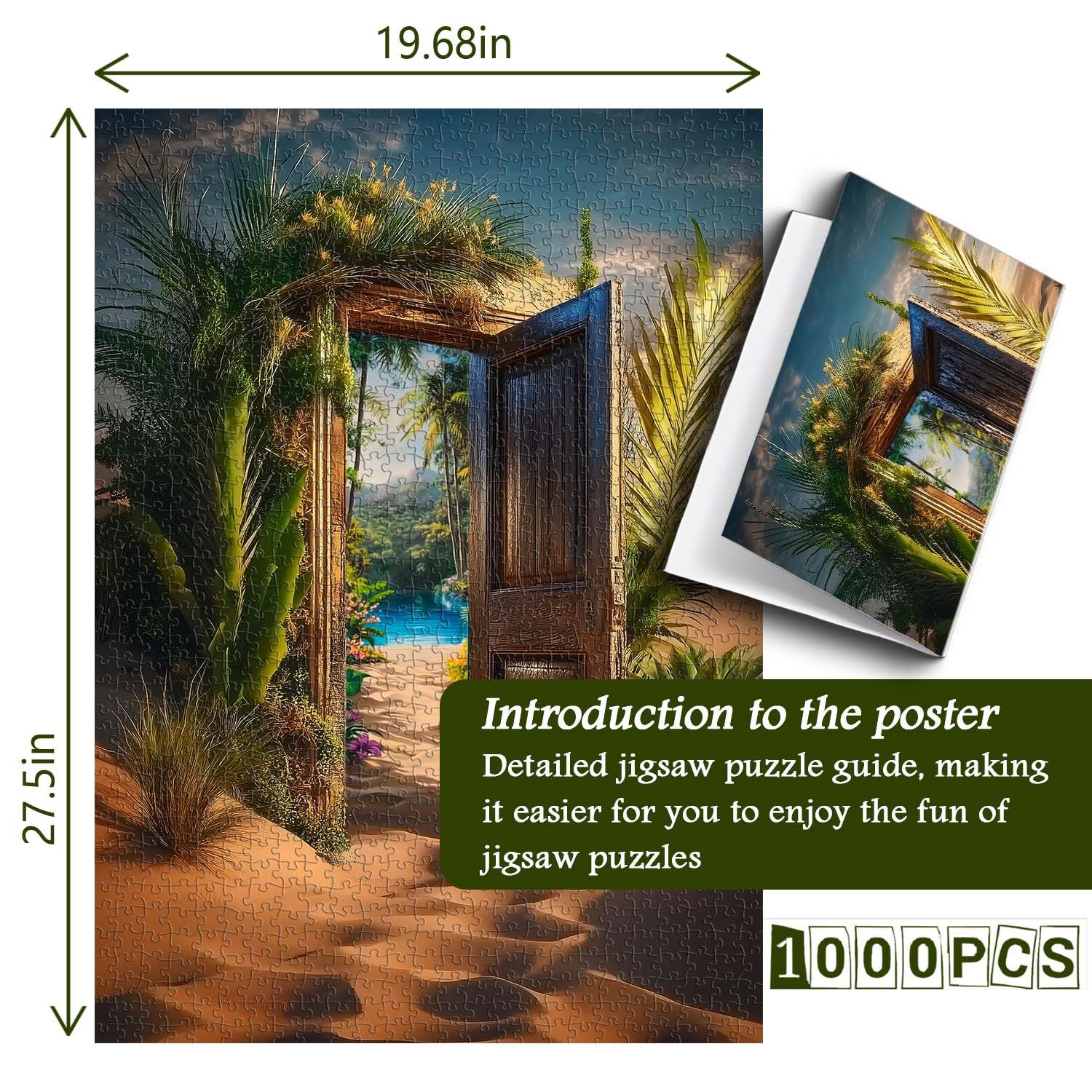 Desert Oasis Jigsaw Puzzle 1000 Pieces