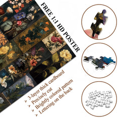 Floral Cabinet Jigsaw Puzzle 1000 Pieces