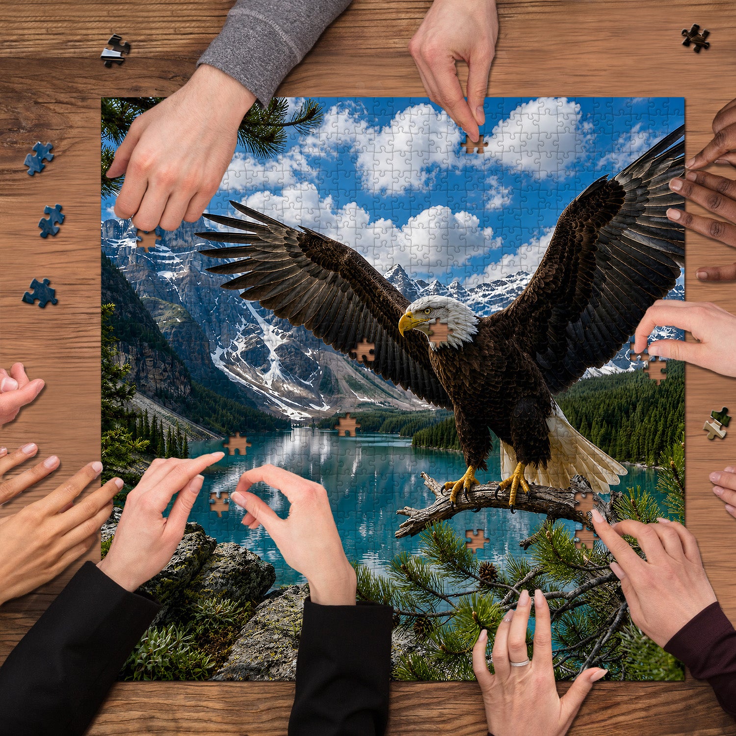 Sovereign of the Peaks Jigsaw Puzzle 1000 Pieces