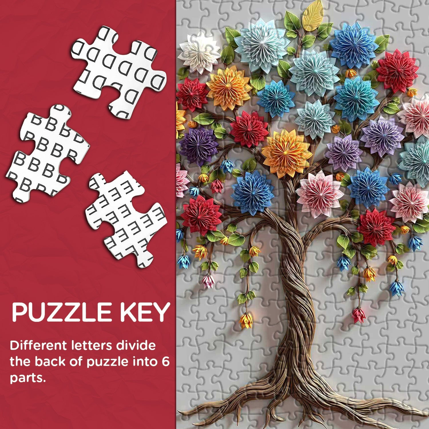 Paper Blossom Tree Jigsaw Puzzle 1000 Pieces