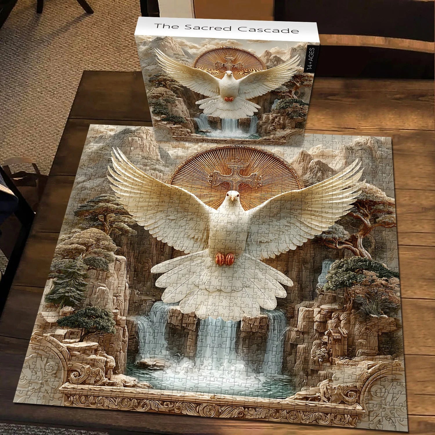 The Sacred Cascade Jigsaw Puzzle 1000 Pieces