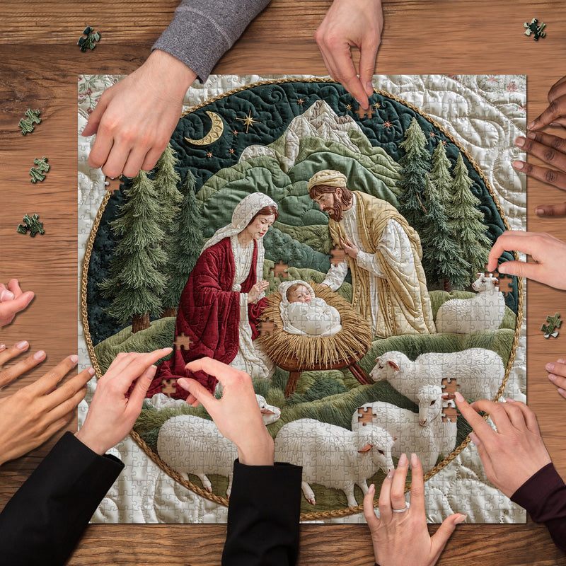 Naissance paisible puzzles 1000 pièces