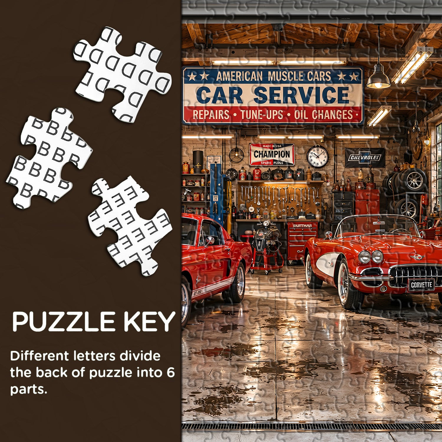 Puzzle American Dream Garage da 1000 pezzi
