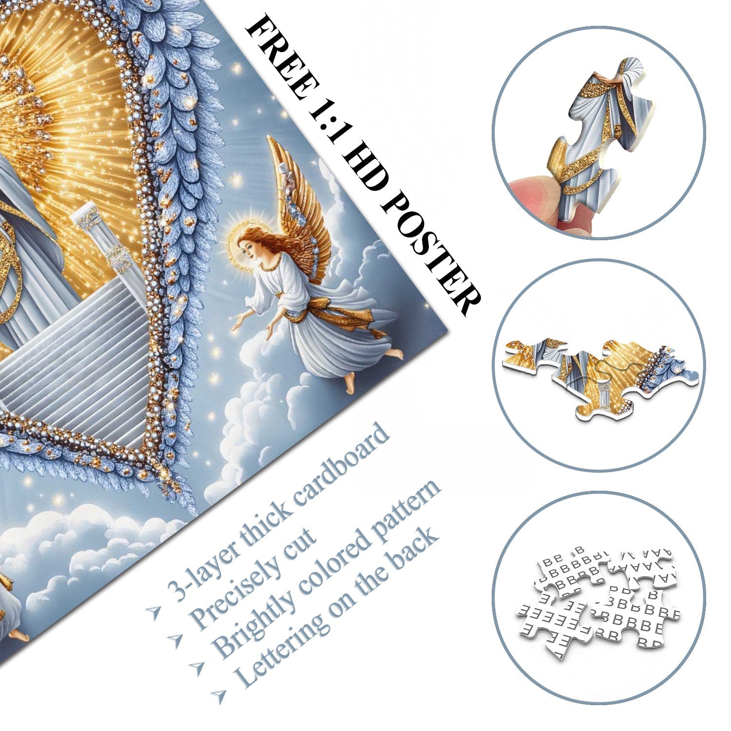 Divine Heart Radiance Jigsaw Puzzle 1000 Pieces