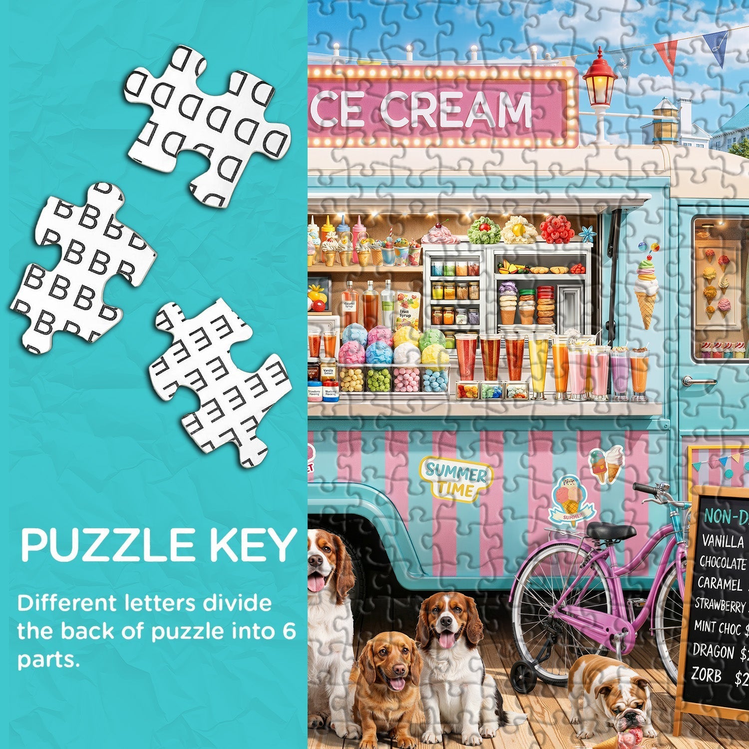 Puzzle Summer Scoops de 1000 piezas