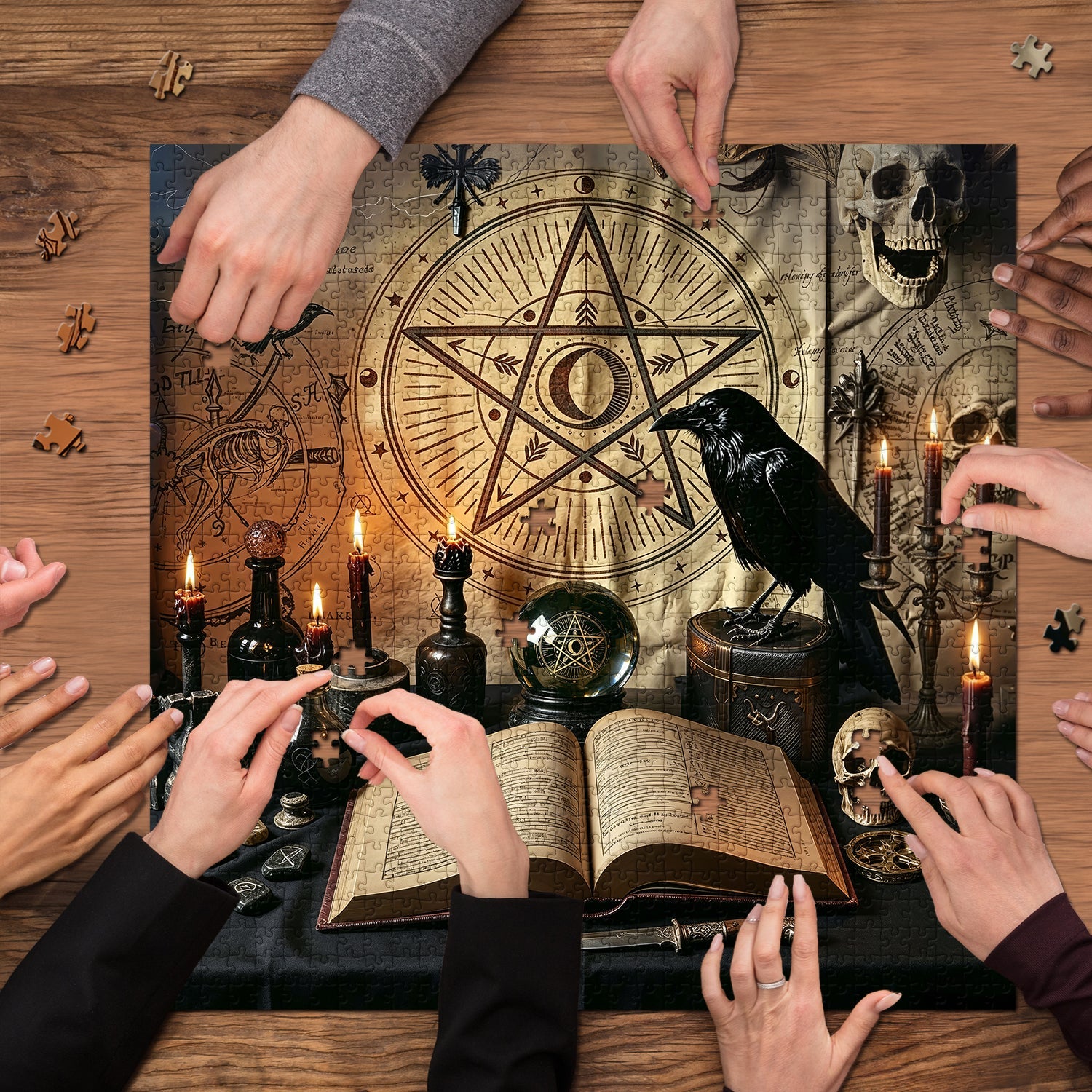 Raven Arcana Jigsaw Puzzle 1000 Pieces