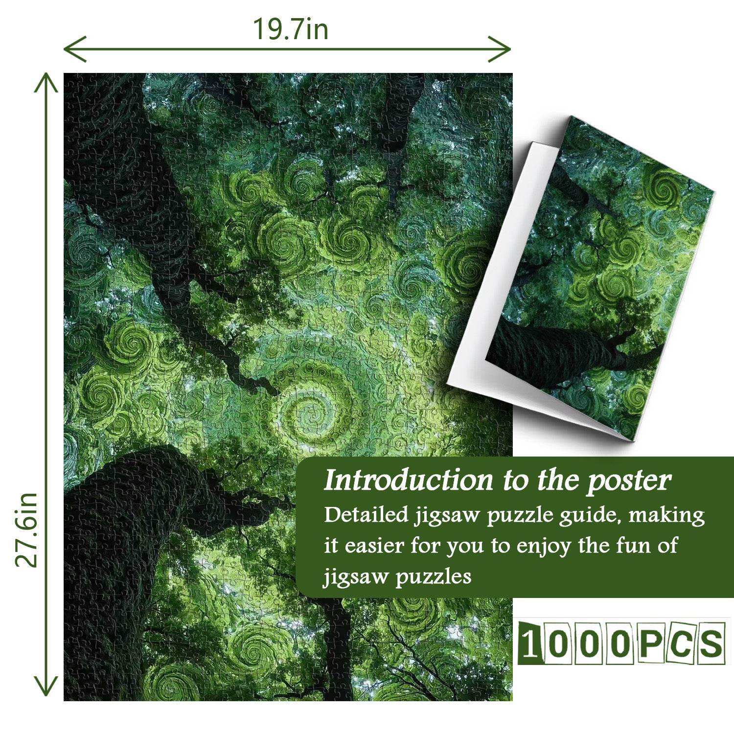 Whirlpool Forest Jigsaw Puzzle 1000 Pieces