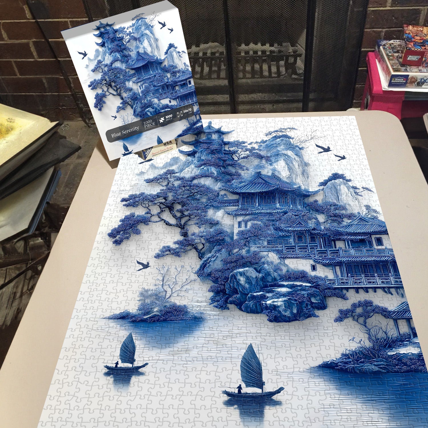 Blue Serenity Jigsaw Puzzle 1000 Pieces