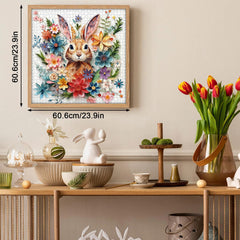 Hase unter Blüten Puzzle 1000 Stücke