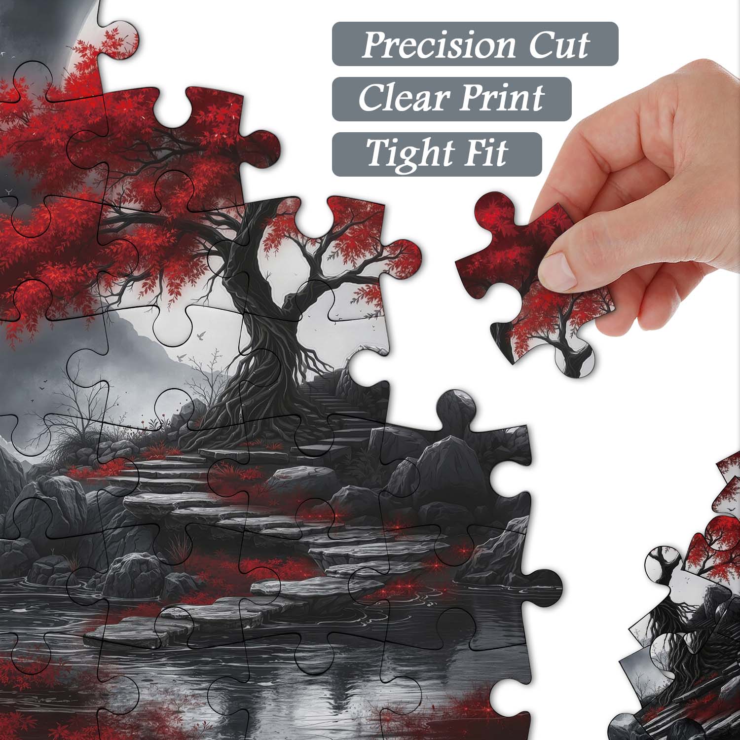 Rouge Maple Island Puzzle 1000 pièces 1000 pièces
