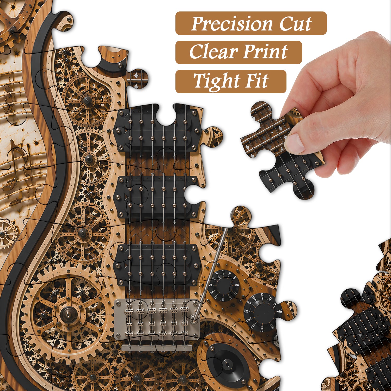 Puzzle per chitarra Steampunk da 1000 pezzi