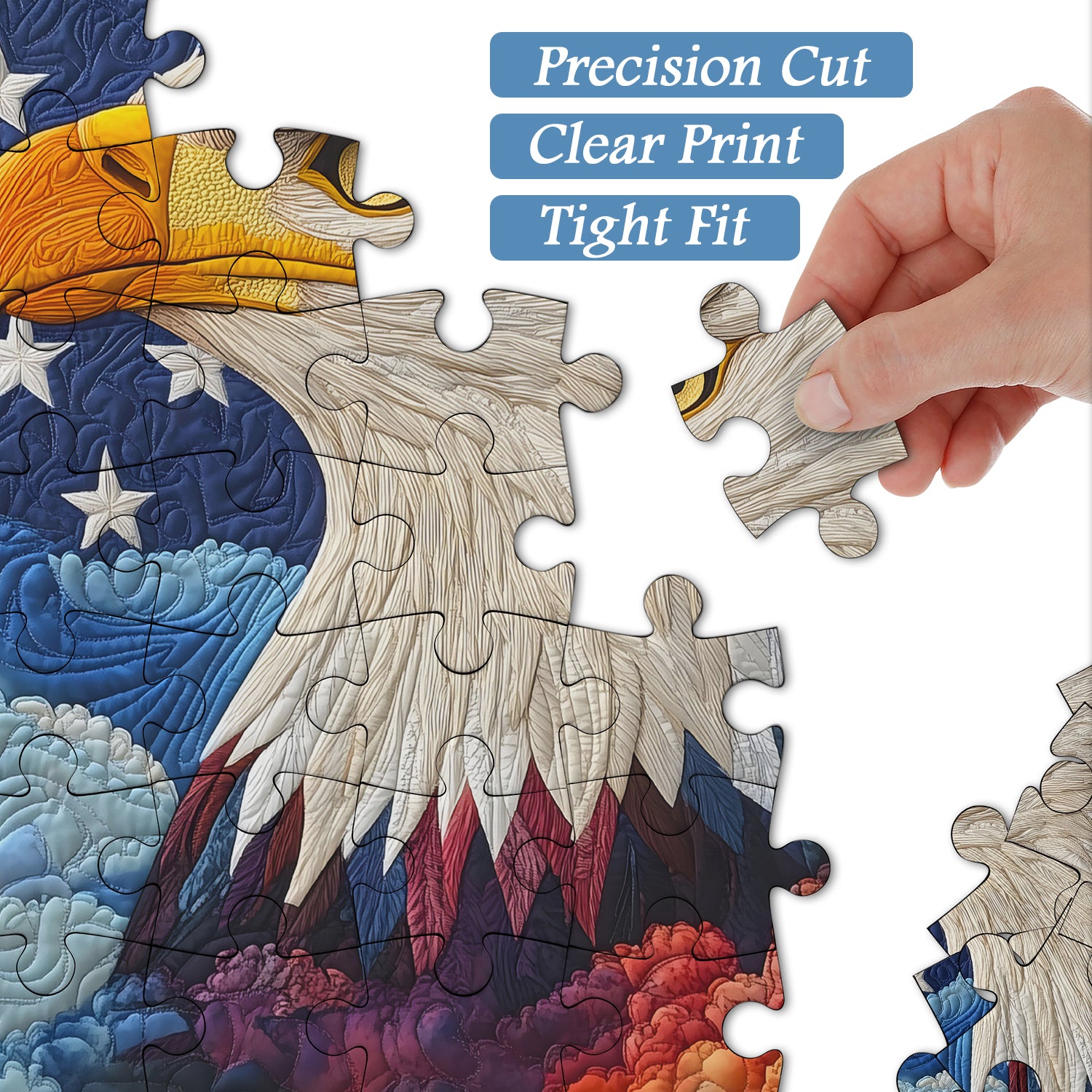 Der gesteppte Adler Puzzle 1000 Teile