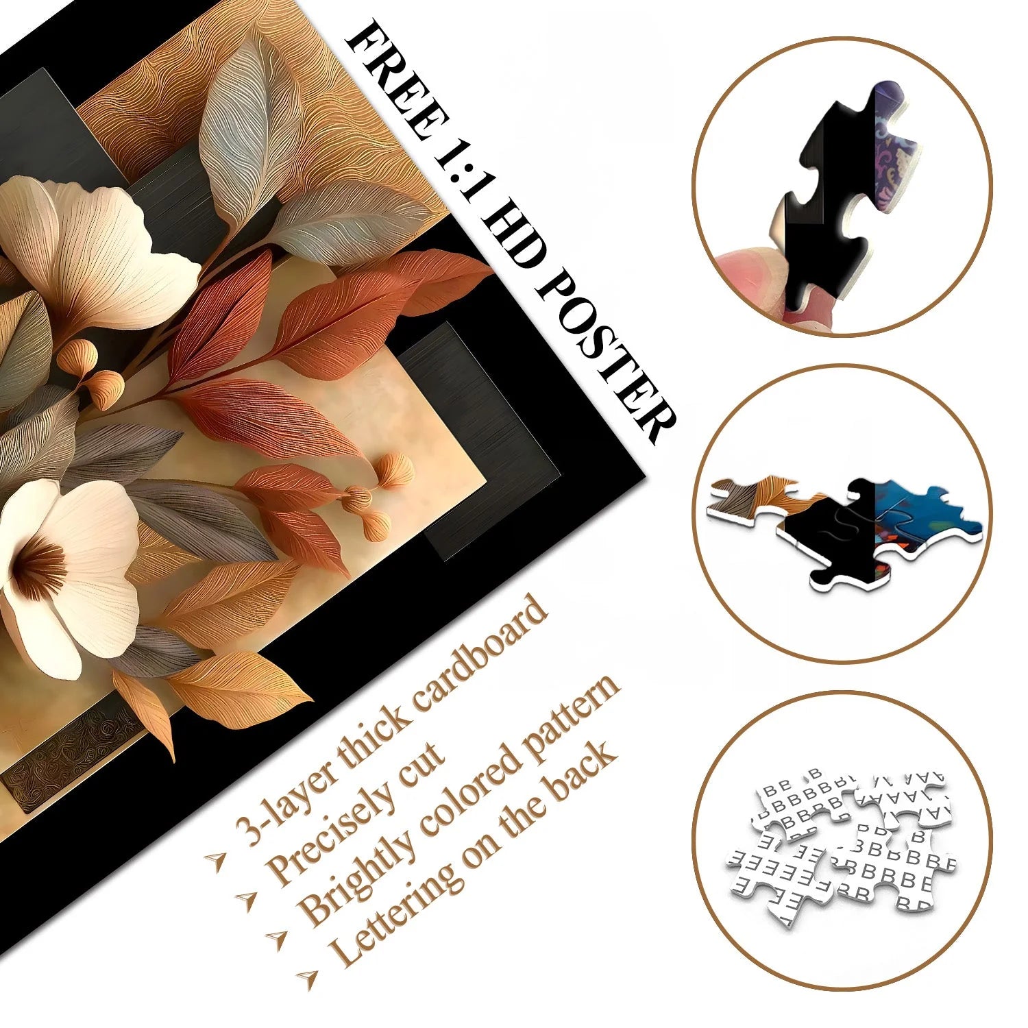 Timber Blooms Jigsaw Puzzle 1000 Pieces