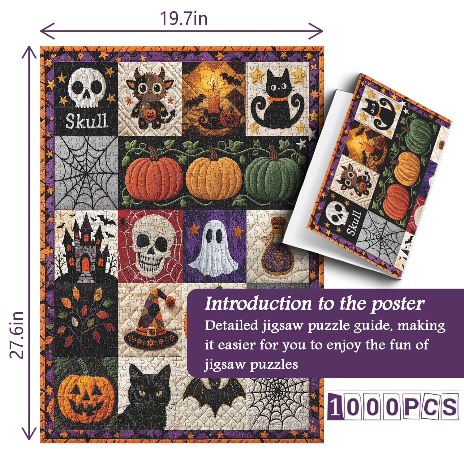 Halloween Collage Puzzle 1000 Teile