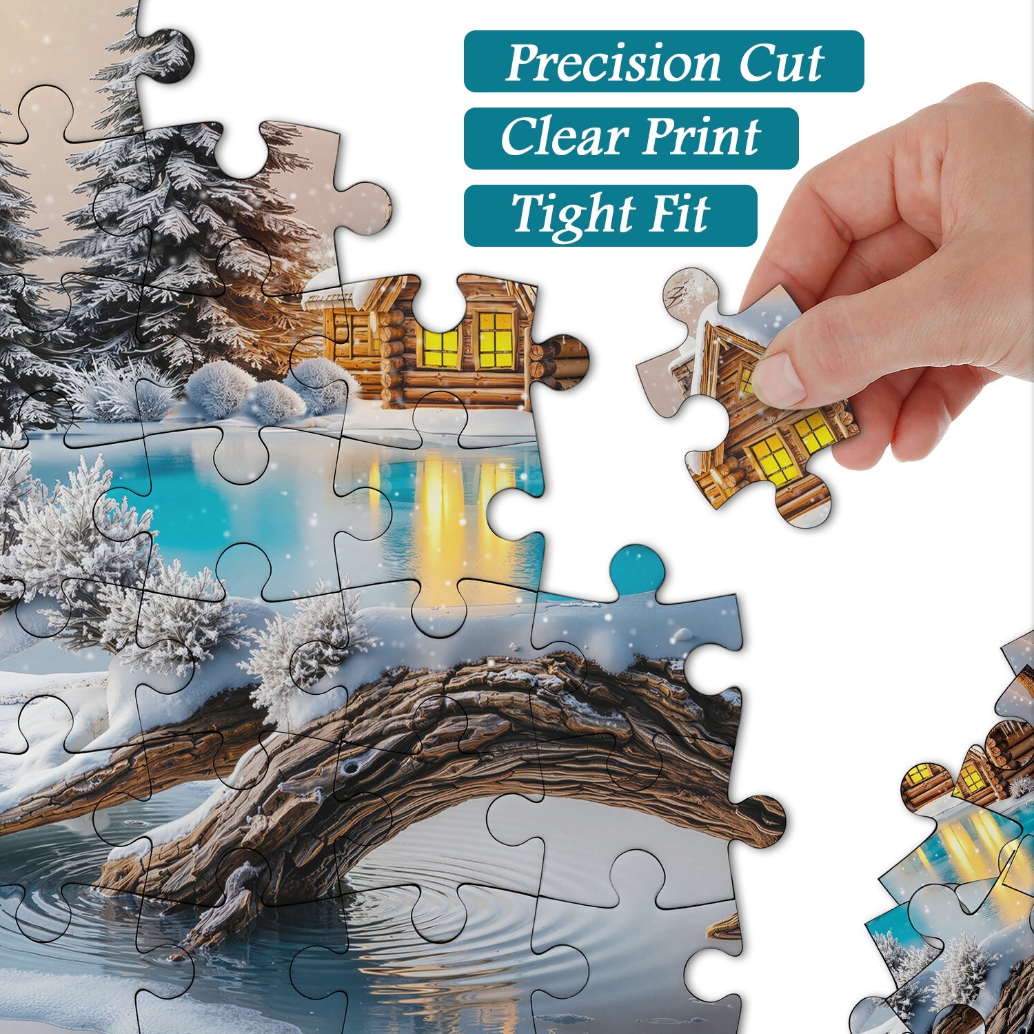 Winter's Secret Realm Jigsaw Puzzle 1000 Pieces