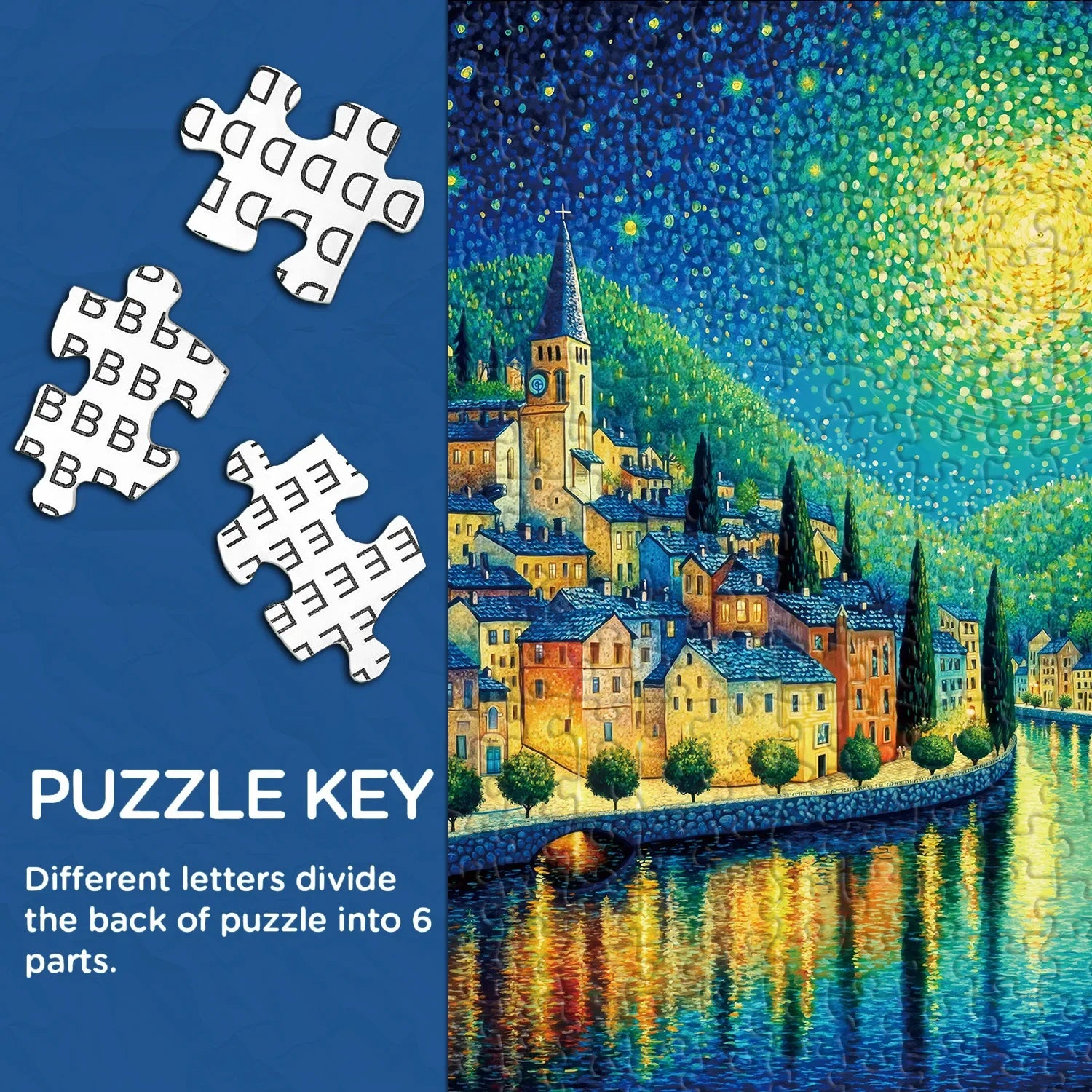 Starry Village Puzzle 1000 pièces 1000 pièces