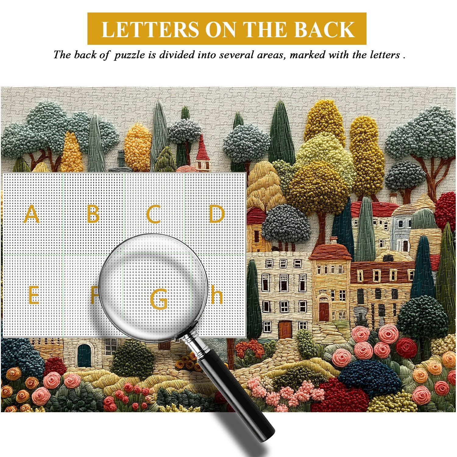 Embroidery Village Jigsaw Puzzle 1000 Pieces