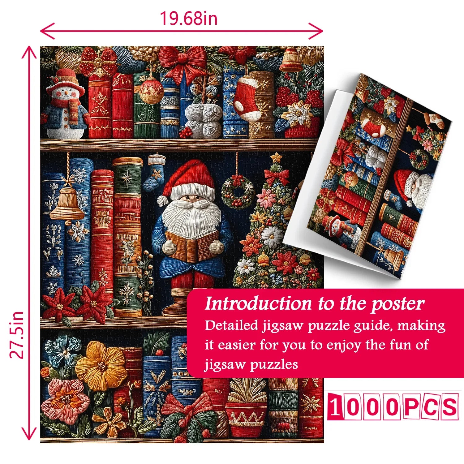Cozy Christmas Shelf Jigsaw Puzzle 1000 Pieces