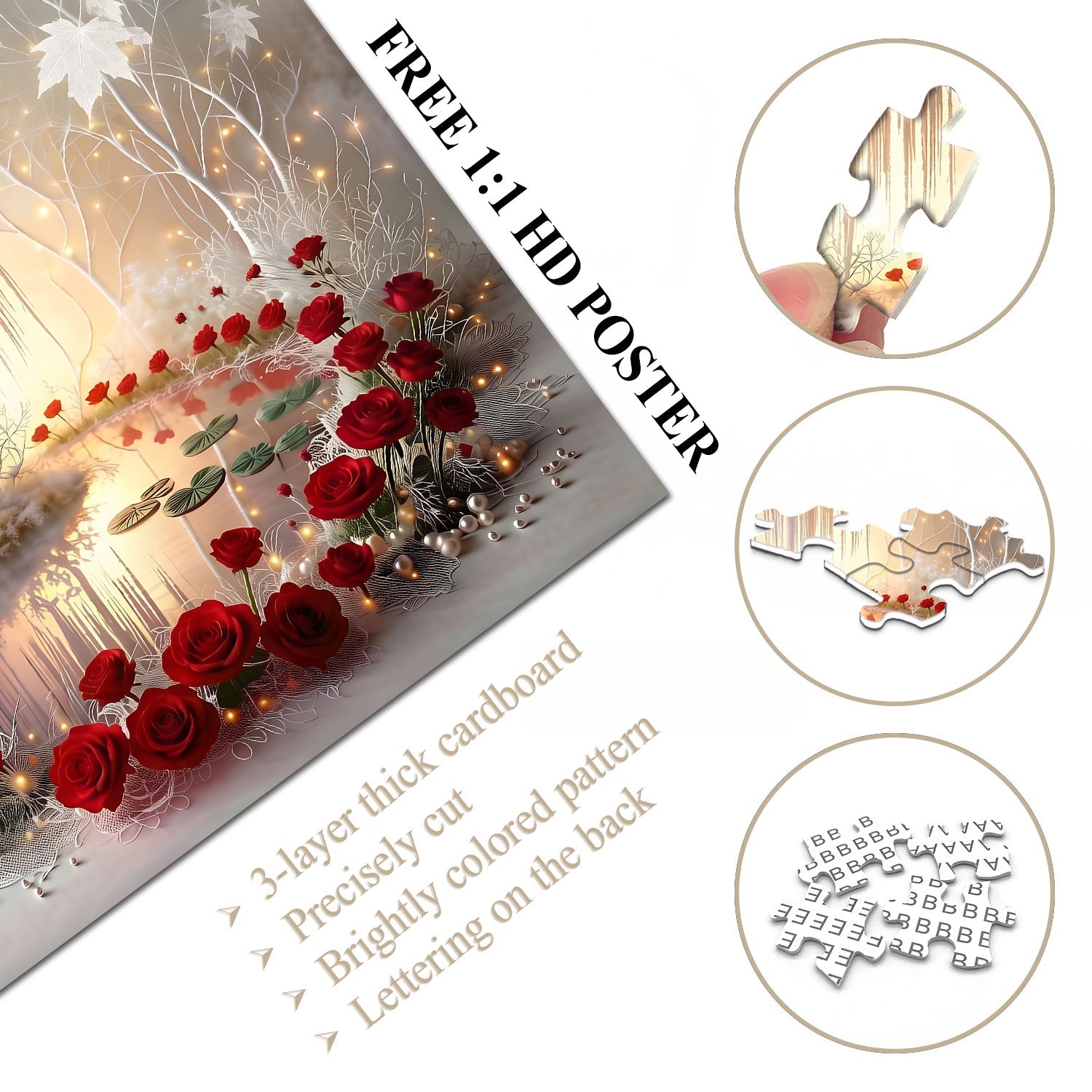 Silent Light Garden Jigsaw Puzzle 1000 Pieces