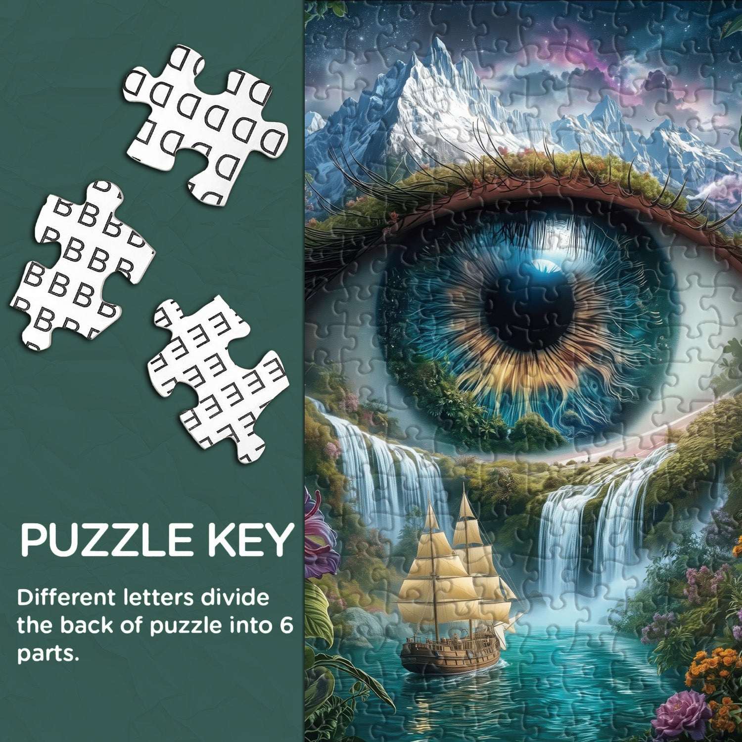 Puzzle Mirada de la Naturaleza 1000 Piezas