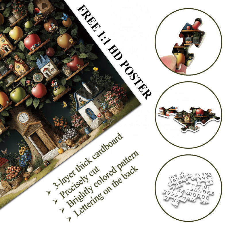 Dwarf's Apple Retreat Jigsaw Puzzle 1000 Piece