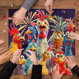 Happy Chicken Jigsaw Puzzle 1000 Pieces