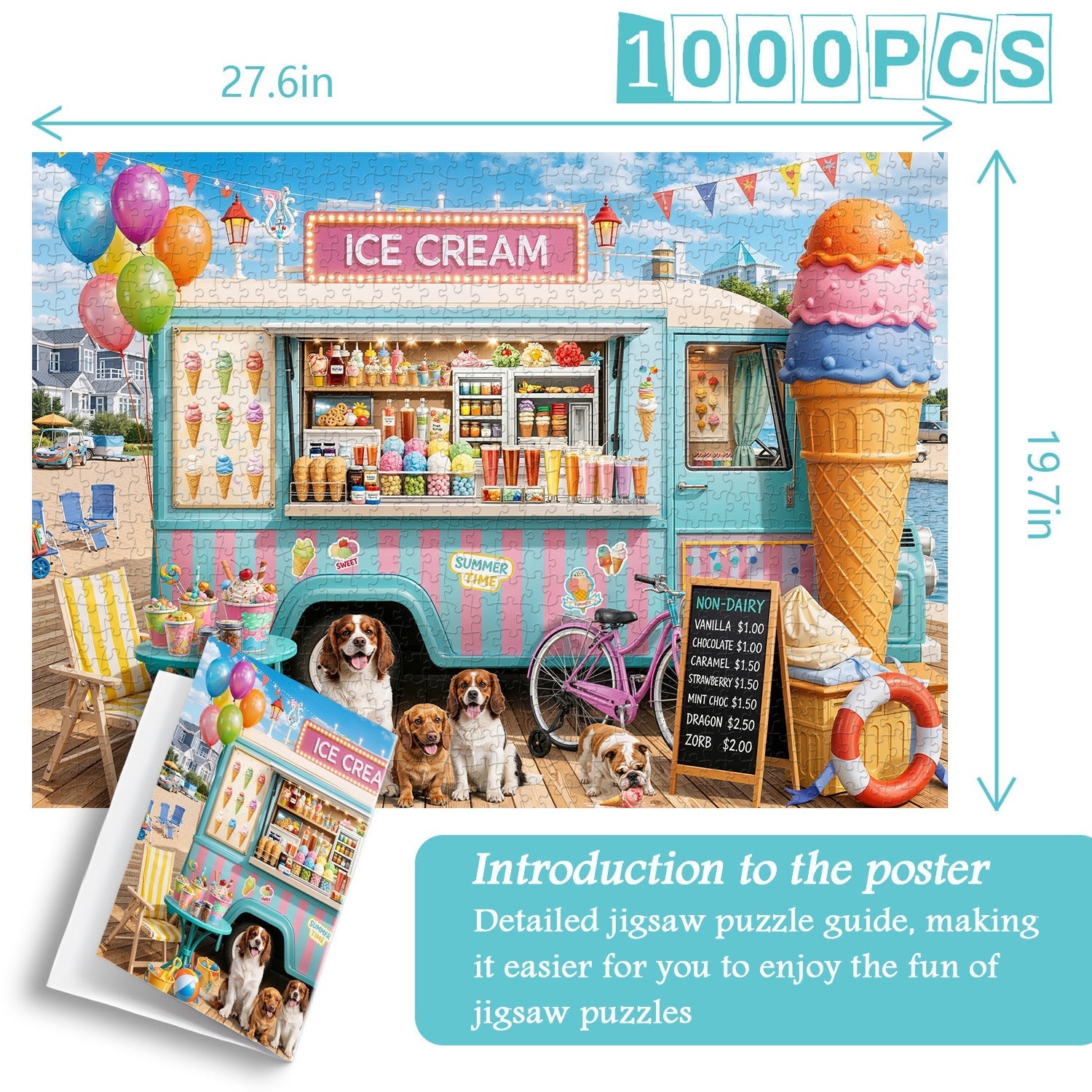 Puzzle Summer Scoops de 1000 piezas