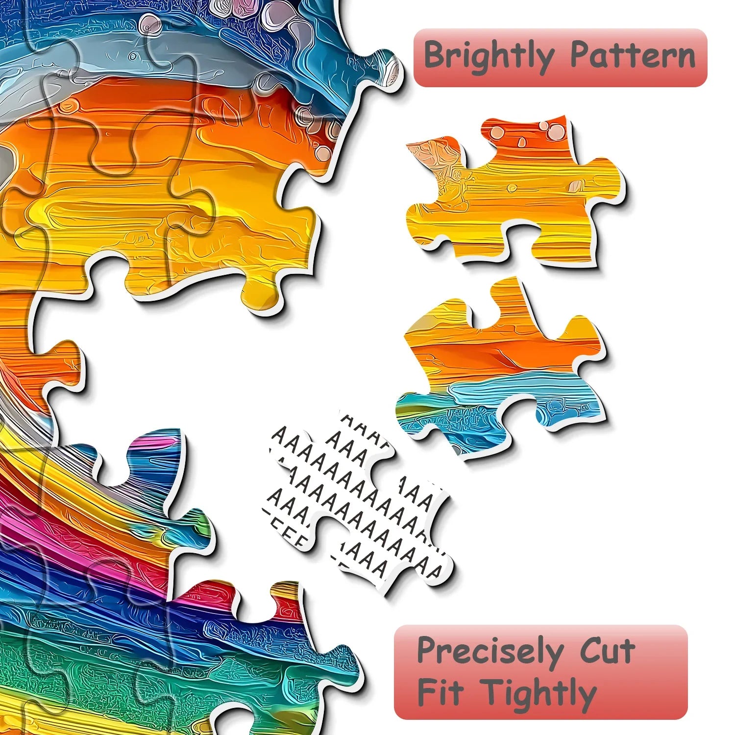 Colorful Waves Jigsaw Puzzle 1000 Pieces