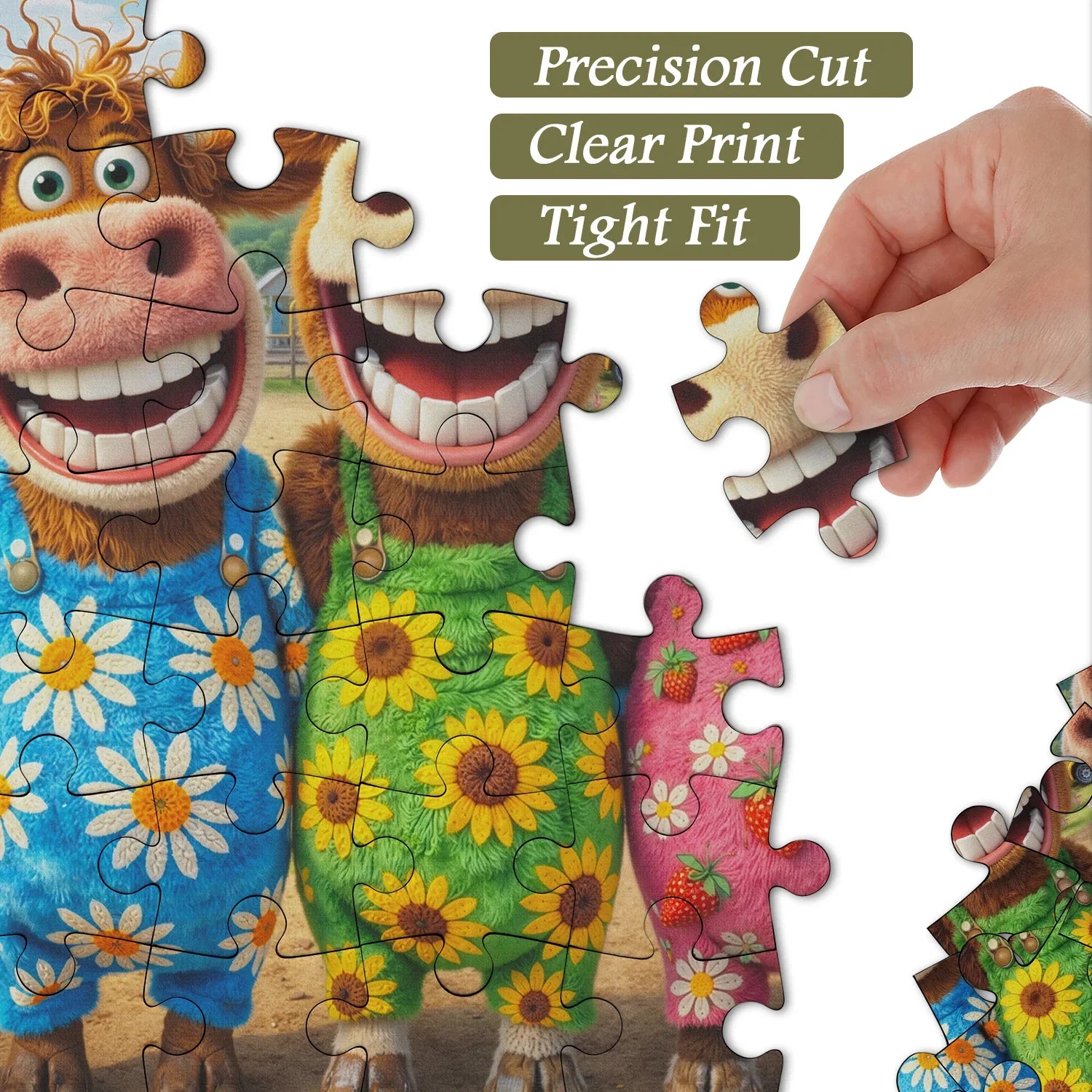 Happy Farm Friends Jigsaw Puzzle 1000 Pieces