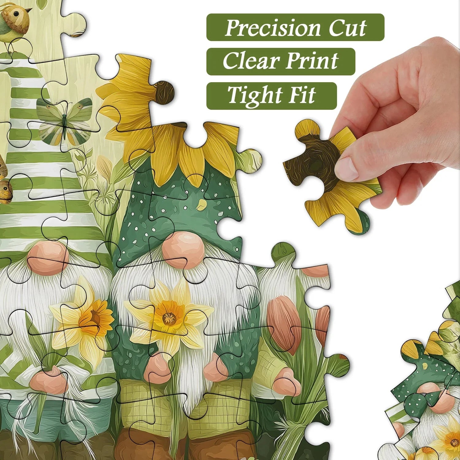 Spring Gnomes Jigsaw Puzzle 1000 Piece