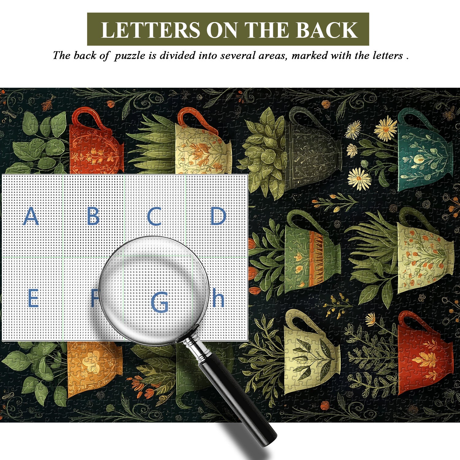 Plant-Loaded Cups Jigsaw Puzzle 1000 Pieces