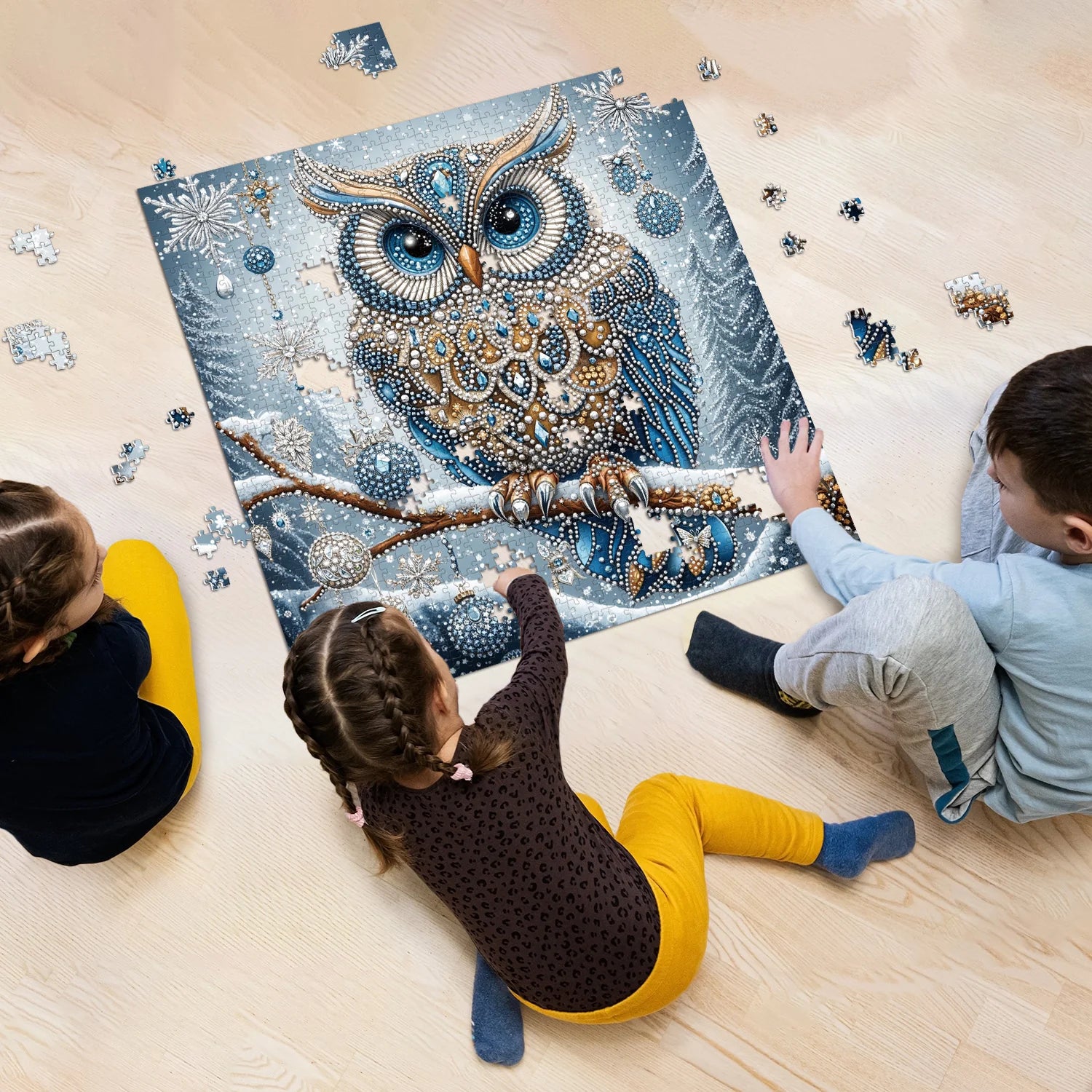 Winter Owl Jigsaw Puzzles 1000 Pieces
