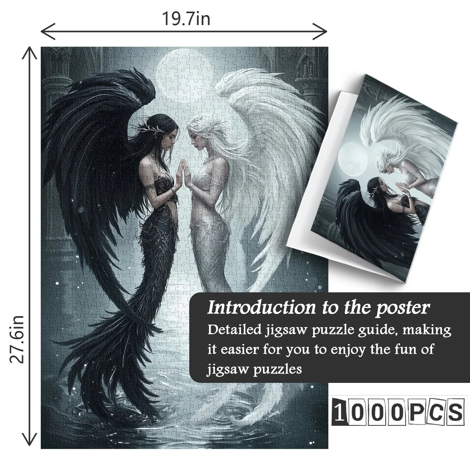 Moonlit Duality Jigsaw Puzzle 1000 Pieces