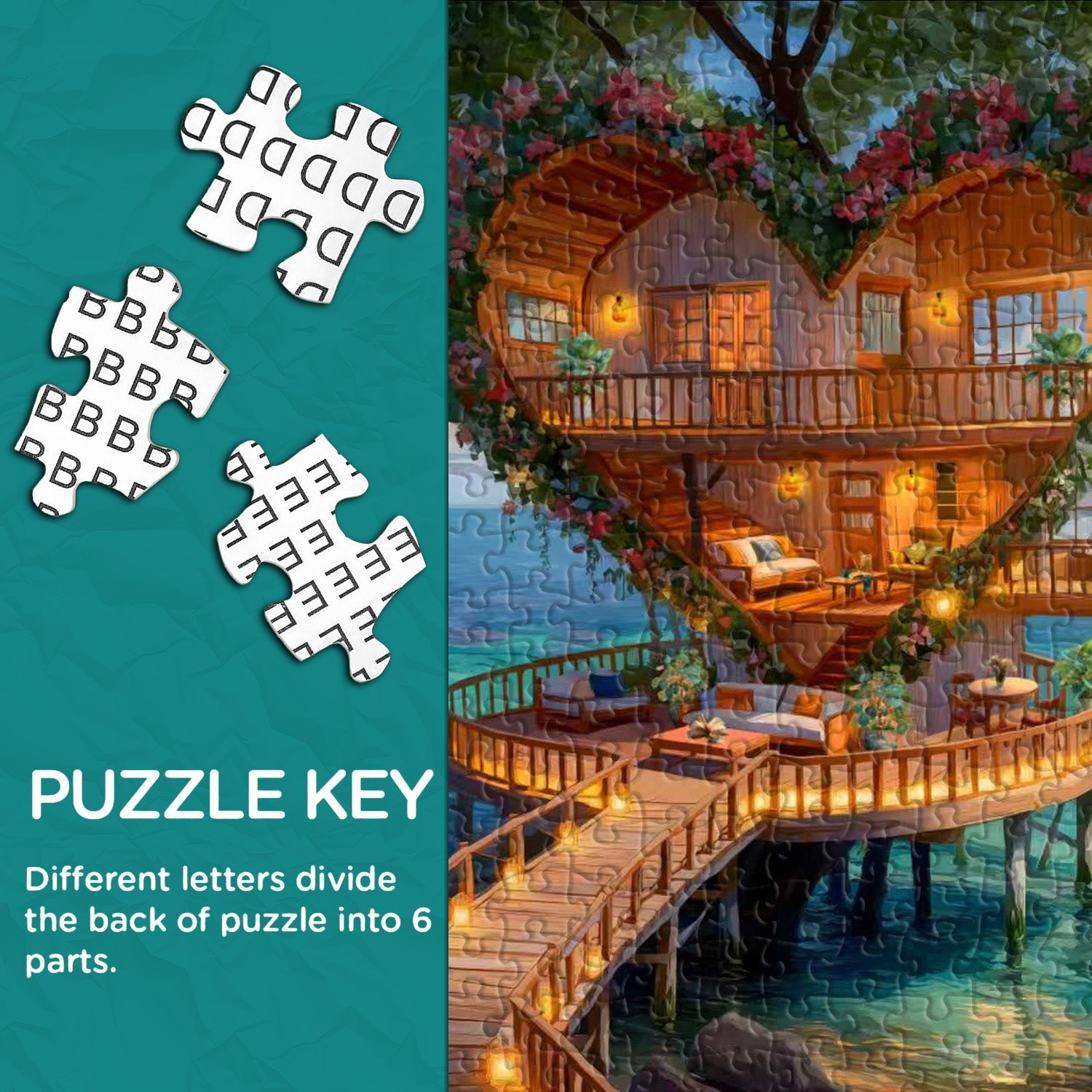 Treehouse Love Jigsaw Puzzle 1000 Pieces