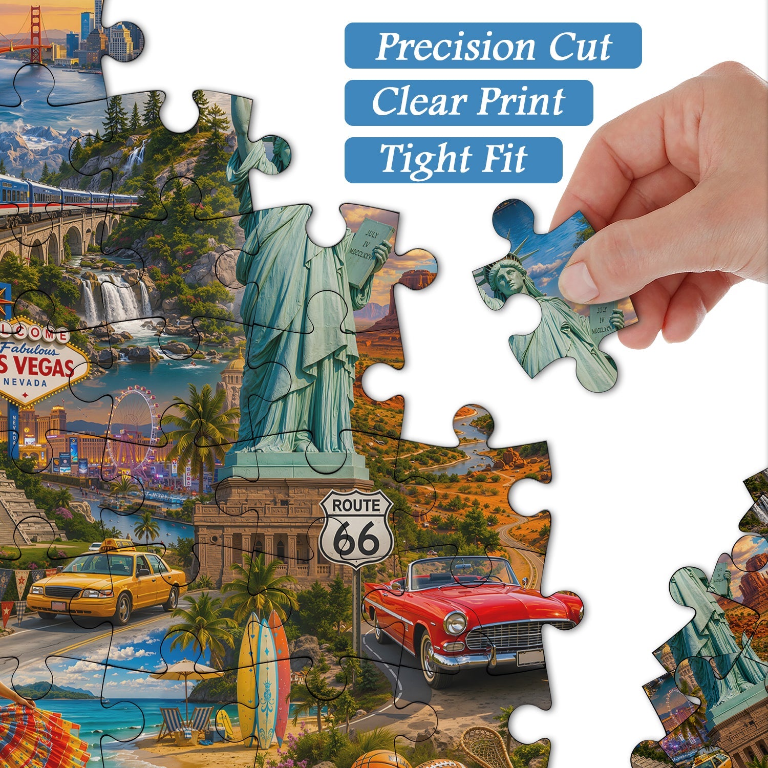 Puzzle America Landmarks Journey da 1000 pezzi