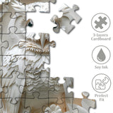 Ivory Owl Jigsaw Puzzle 1000 Pieces